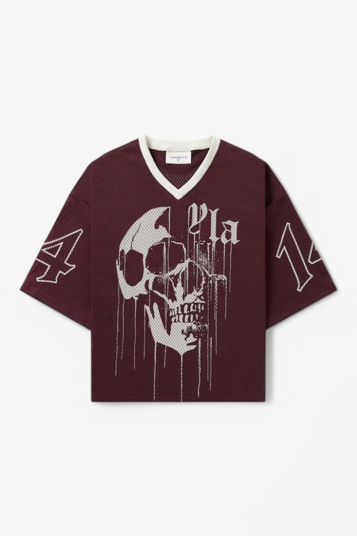 Drippy Skull Cropped Jersey