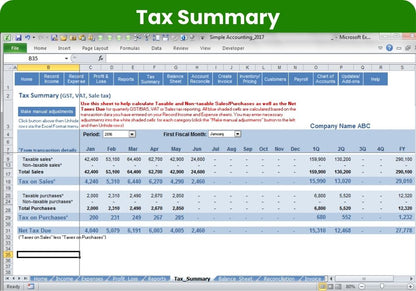 Simple Accounting Software – Standard Small Business with Bookkeeping and Payroll