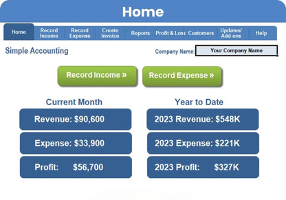 Simple Accounting Software – Standard Small Business with Bookkeeping and Payroll
