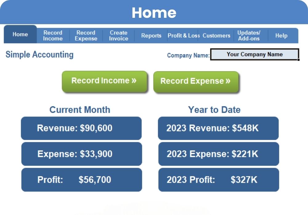 Simple Accounting Software – Premium