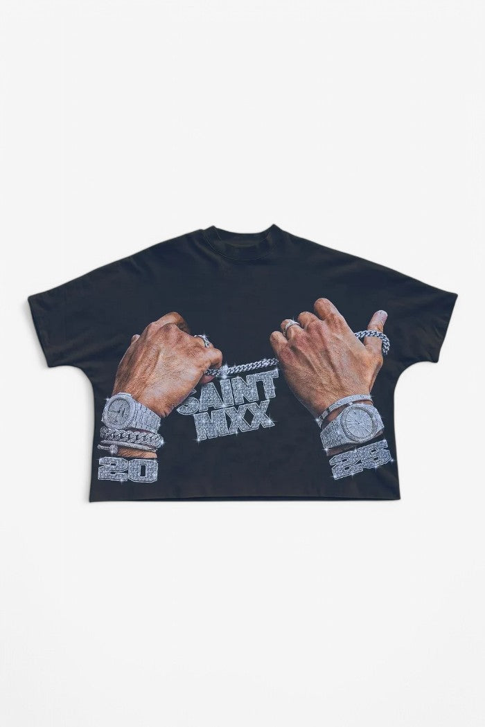 Saint Mxx Printed Oversized T-Shirt