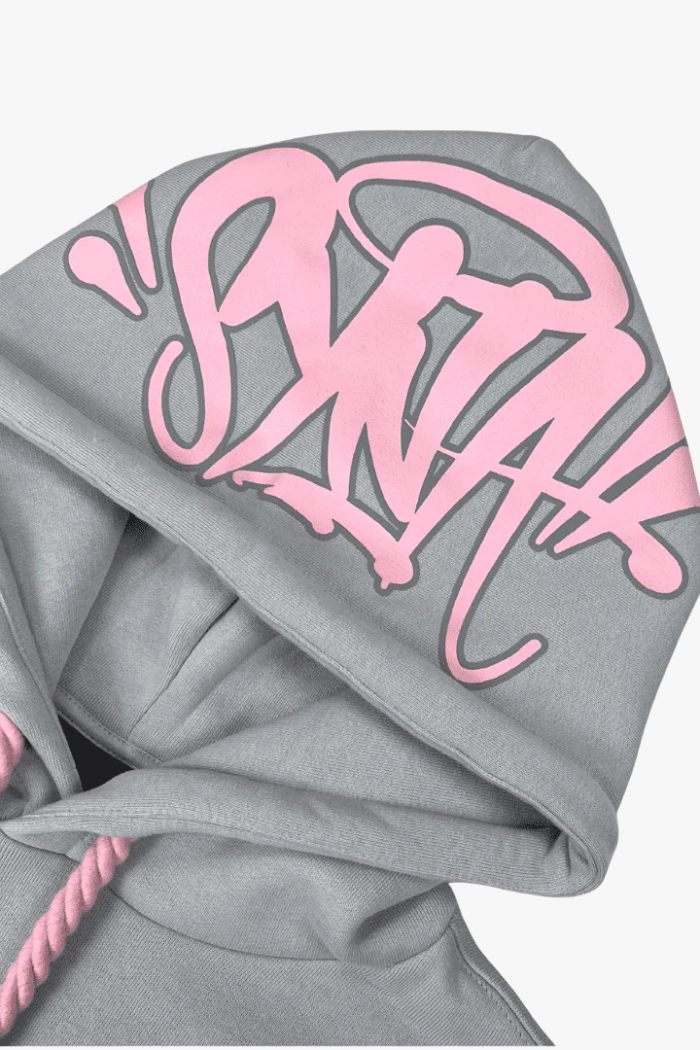 Syna Tracksuit – Grey & Pink