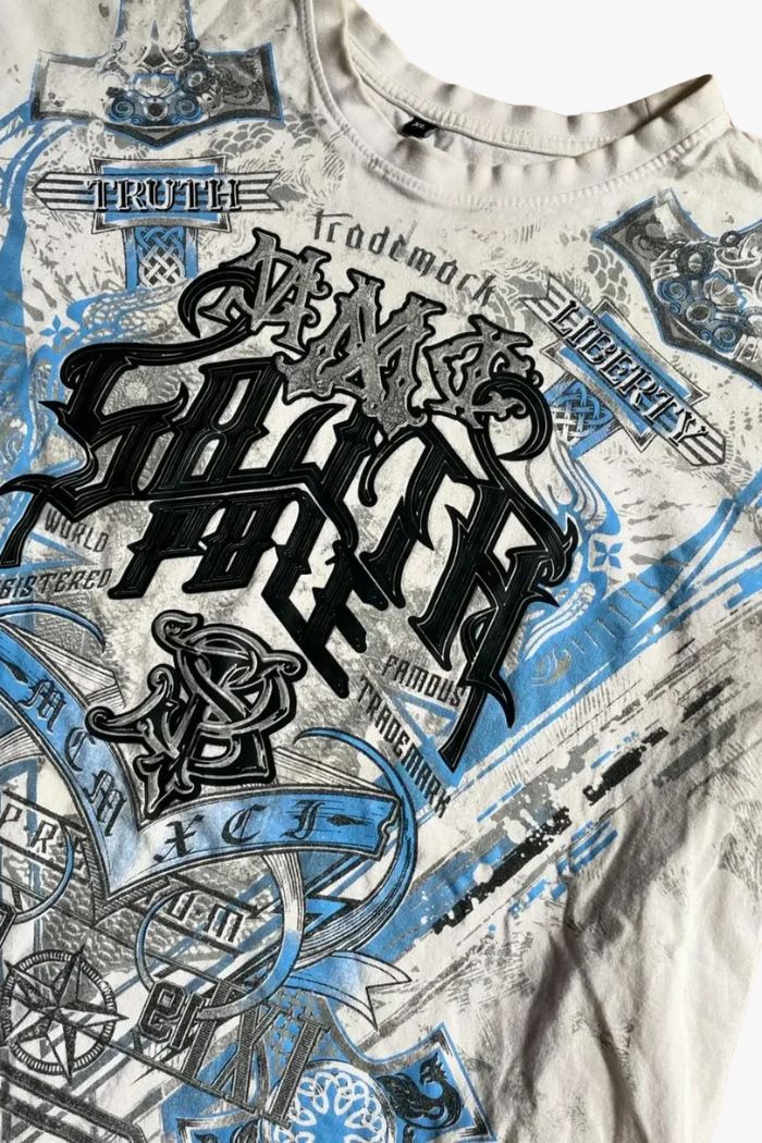 Shadow Script Y2K Graphic Tee