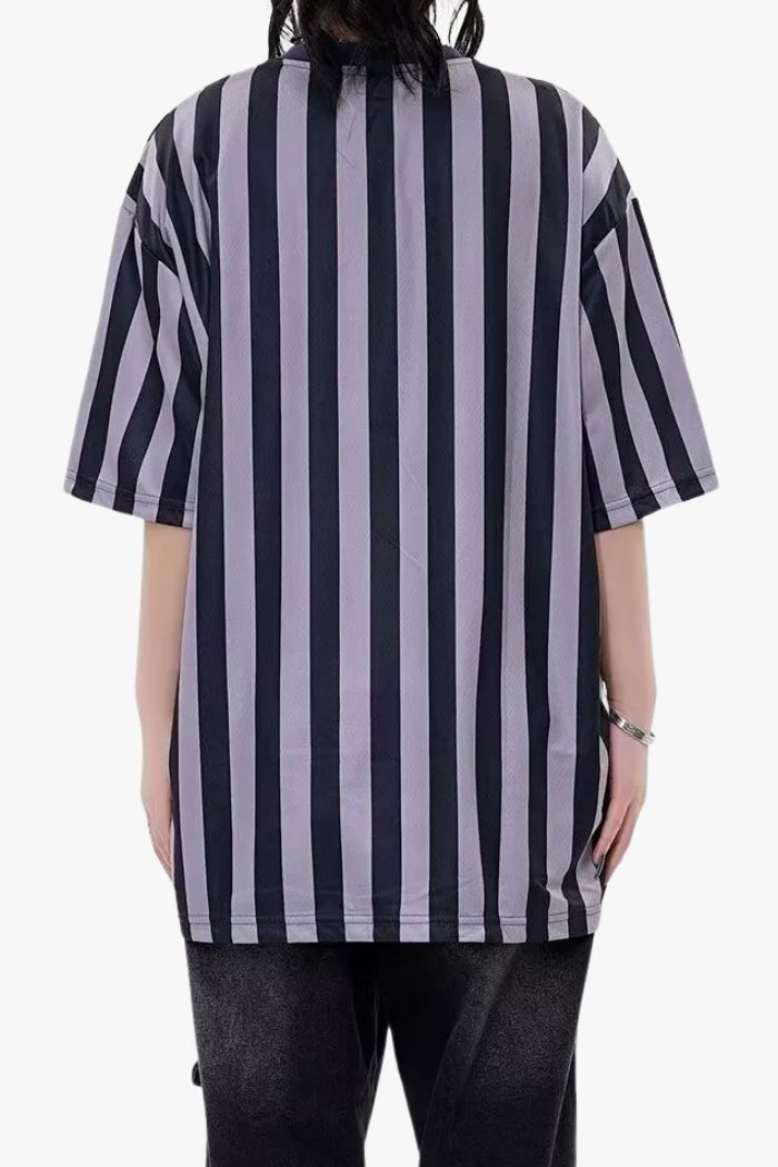 Striped Sports Jersey Tee