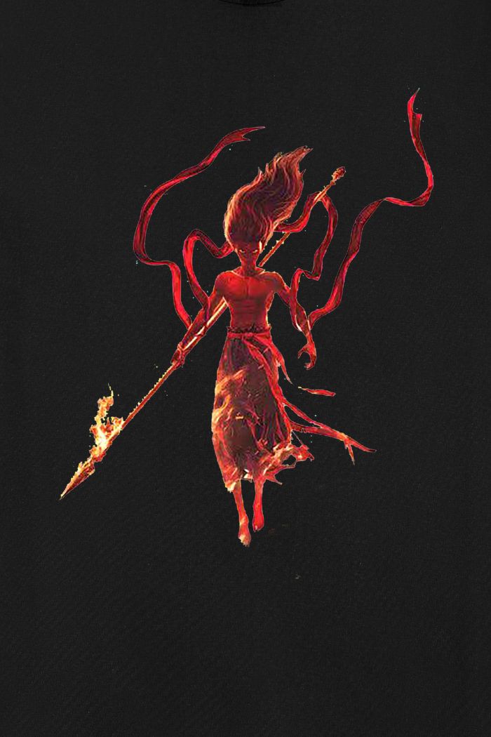 Nezha Graphic Oversized Tee