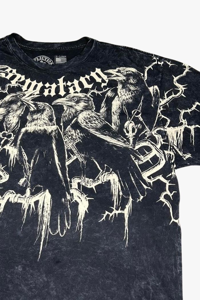 Affliction Crows Graphic Tee