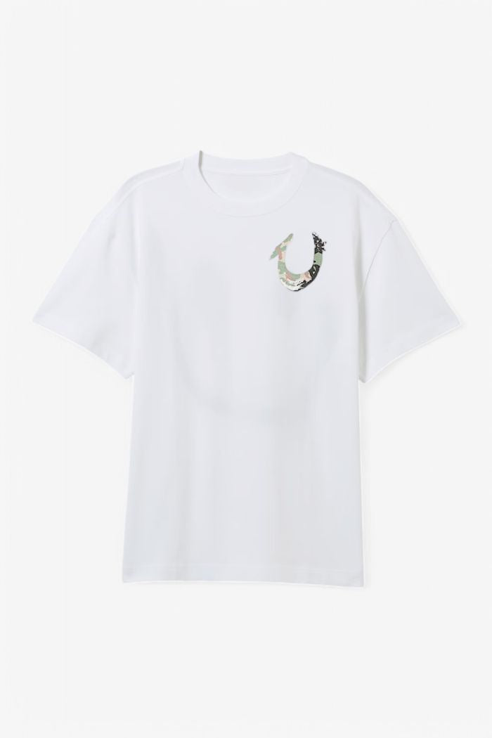 Painted Camo Horseshoe Tee