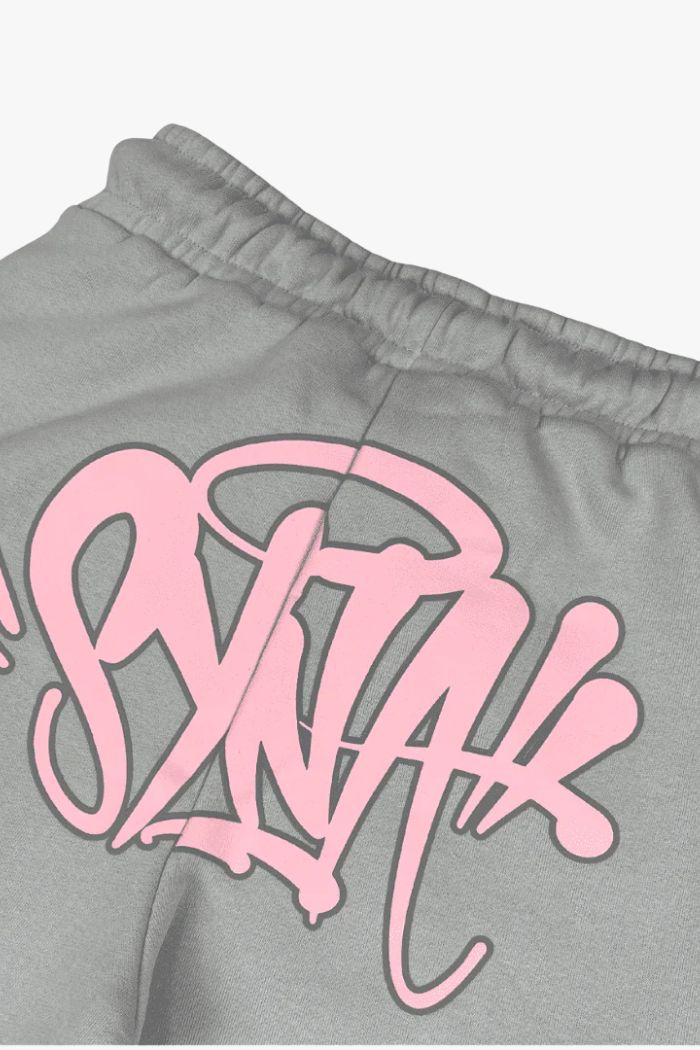 Syna Tracksuit – Grey & Pink