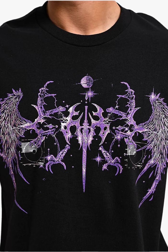 Y2K Cyberpunk Graphic T-Shirt