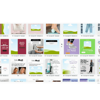 Kandy Statics Pack | 1000 Canva & Figma Templates