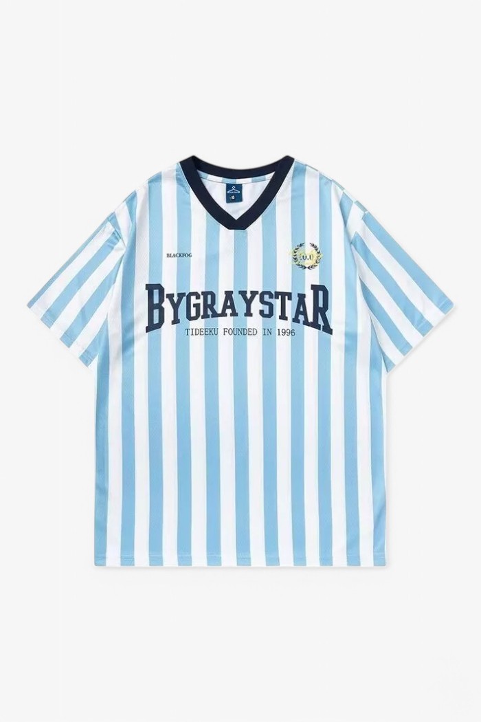 Striped Sports Jersey Tee