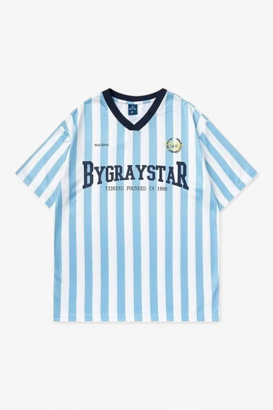 Striped Sports Jersey Tee