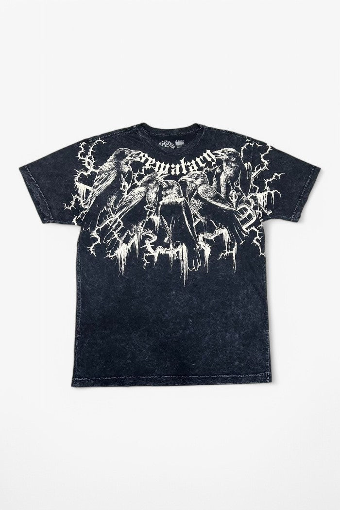 Affliction Crows Graphic Tee