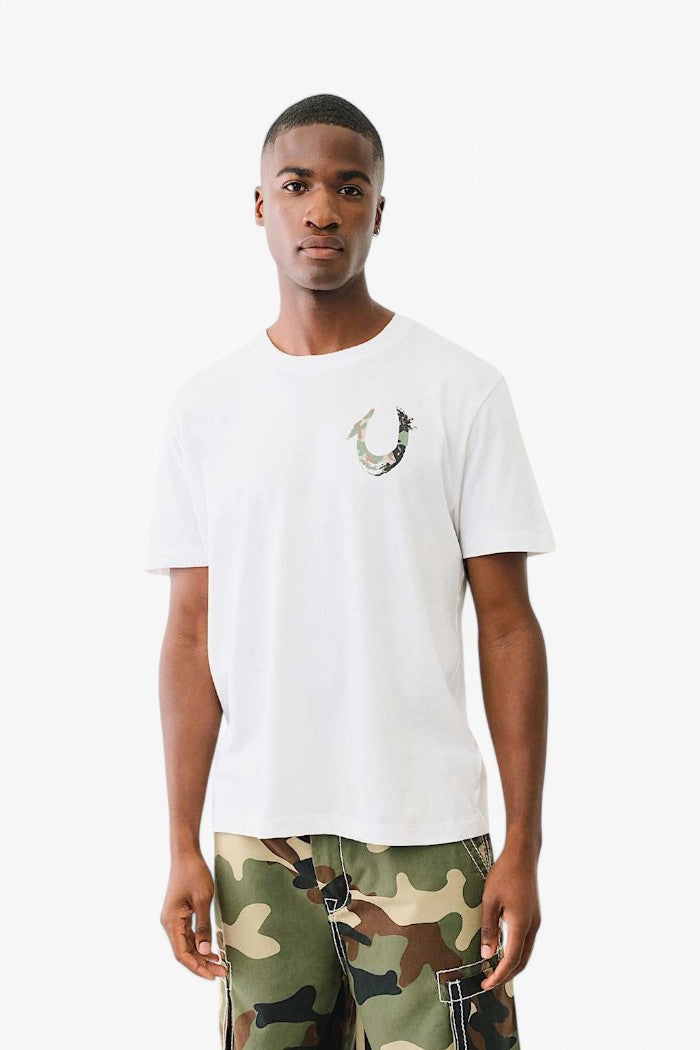 Painted Camo Horseshoe Tee