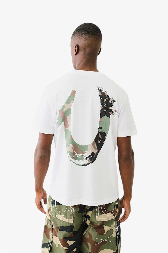 Painted Camo Horseshoe Tee
