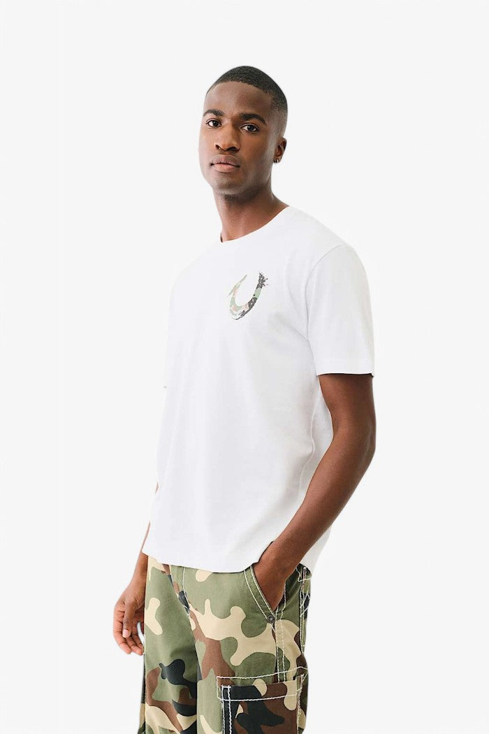 Painted Camo Horseshoe Tee
