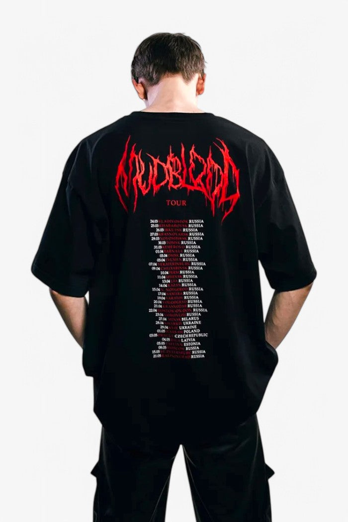 Retro Script Oversized Tee