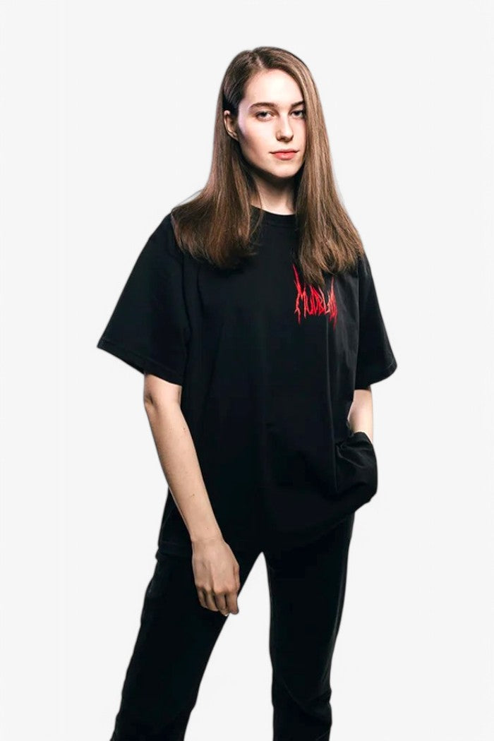 Retro Script Oversized Tee