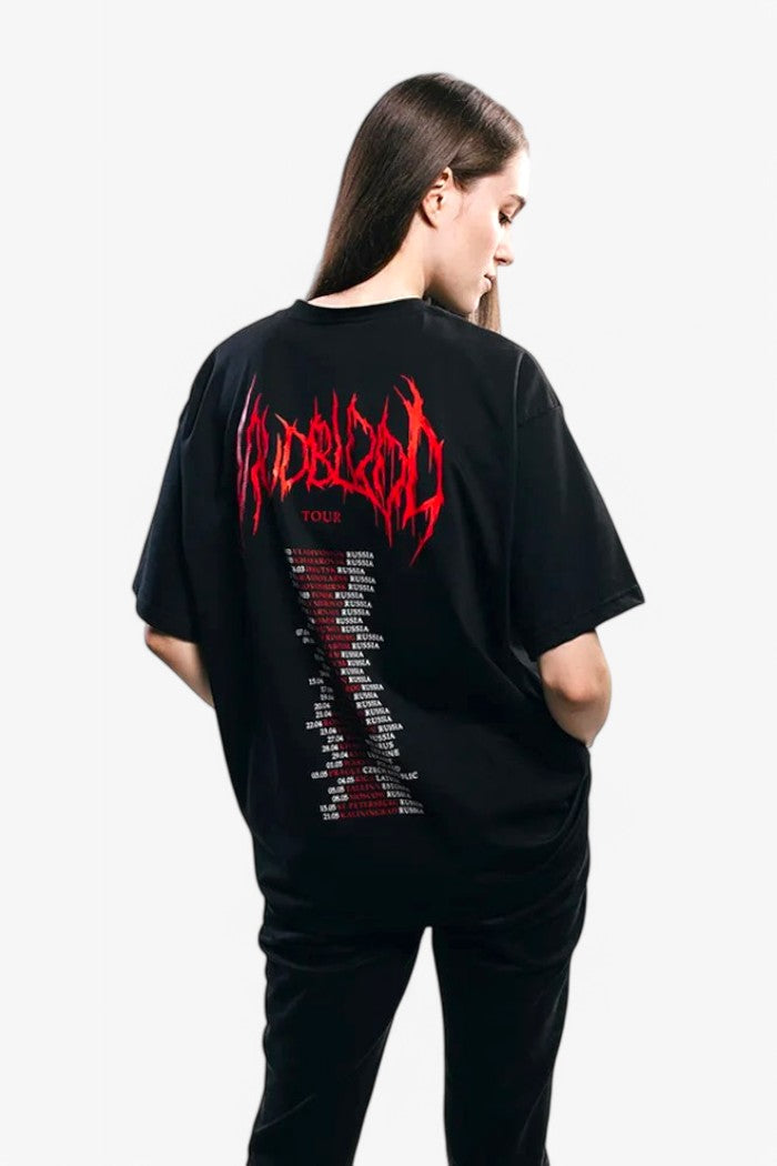 Retro Script Oversized Tee