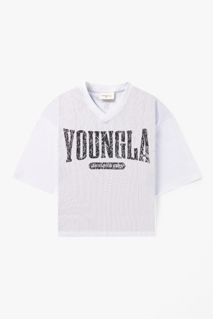 VarsityX Football Mesh Cropped Jersey