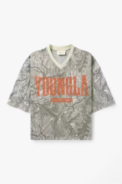 VarsityX Football Mesh Cropped Jersey
