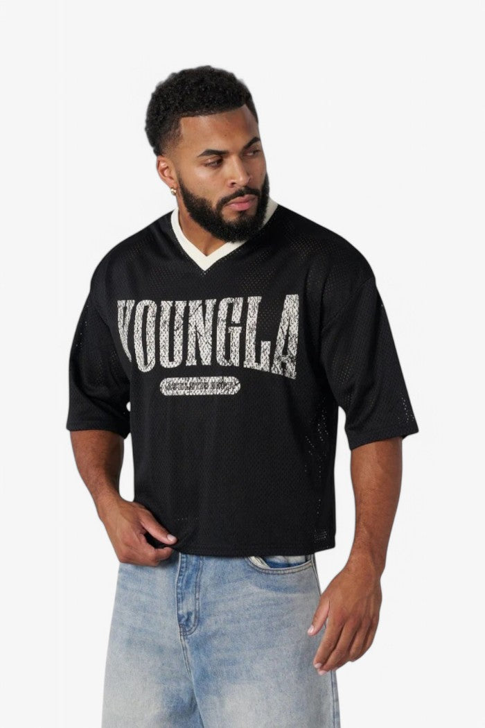 VarsityX Football Mesh Cropped Jersey