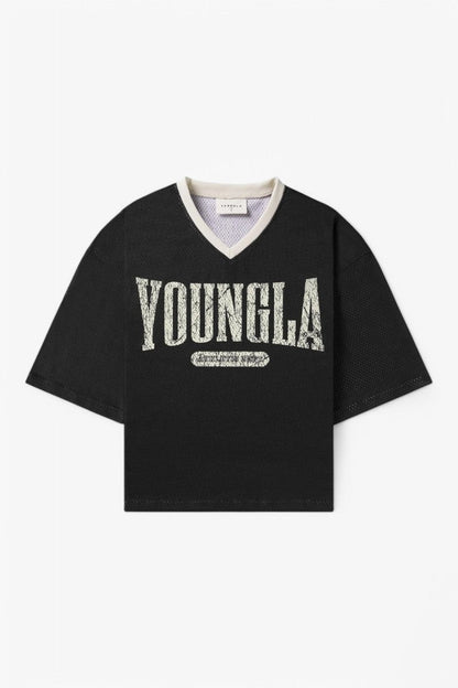 VarsityX Football Mesh Cropped Jersey