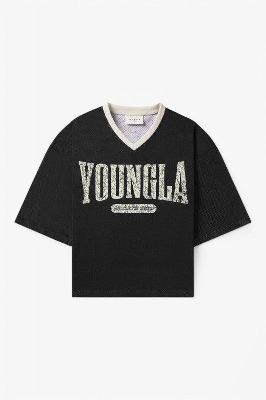 VarsityX Football Mesh Cropped Jersey